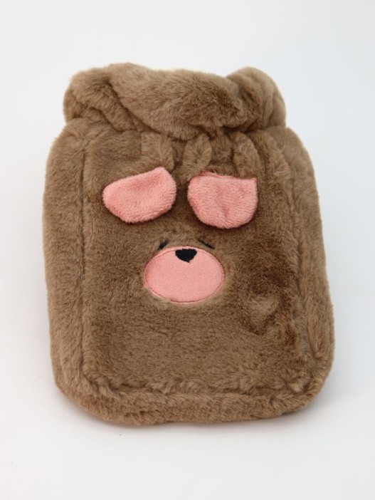 Грелка плюшевая с ремешком &quot;Fluffy friends&quot;, capybara, 400 мл 20*14 см) 