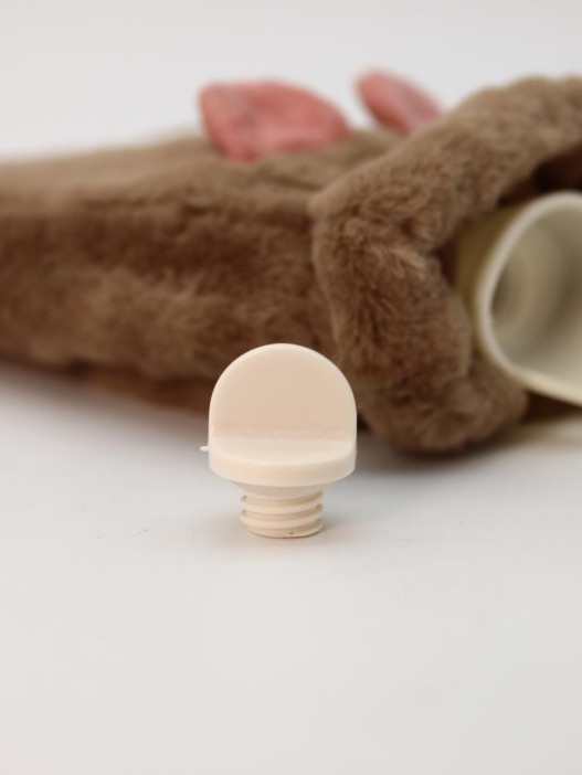 Грелка плюшевая с ремешком &quot;Fluffy friends&quot;, capybara, 400 мл 20*14 см) 