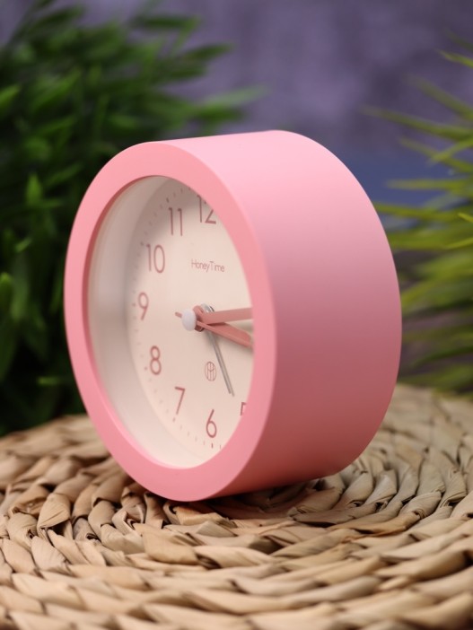Часы-будильник «Style», pink (4,7х10 см) 