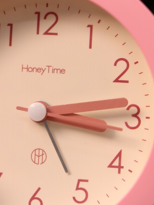 Часы-будильник «Style», pink (4,7х10 см) 