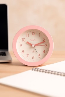 Часы-будильник «Style», pink (4,7х10 см)