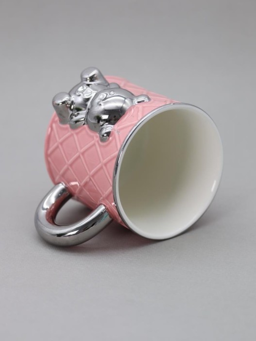 Кружка «Silver bear», pink (400 ml) 