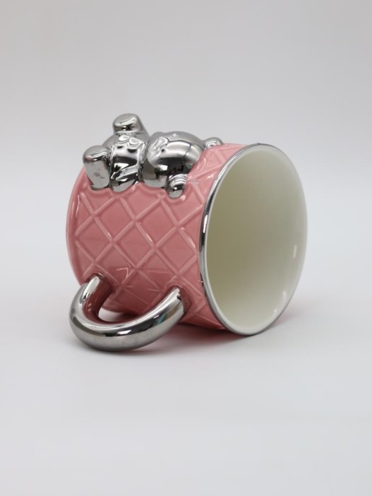 Кружка «Silver bear», pink (400 ml) 