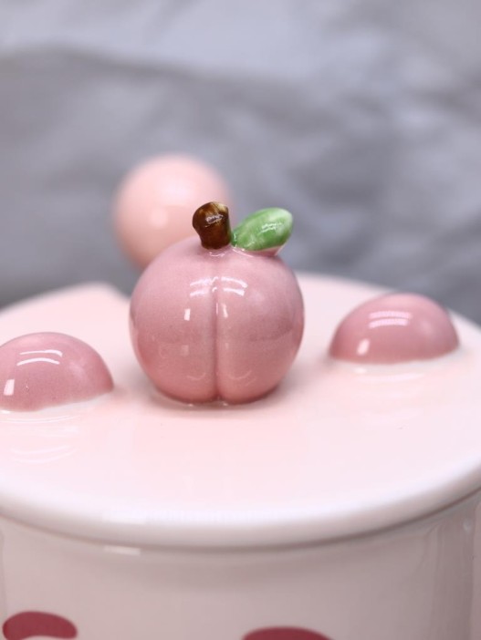 Кружка «Capybara with peach», (400 ml) 