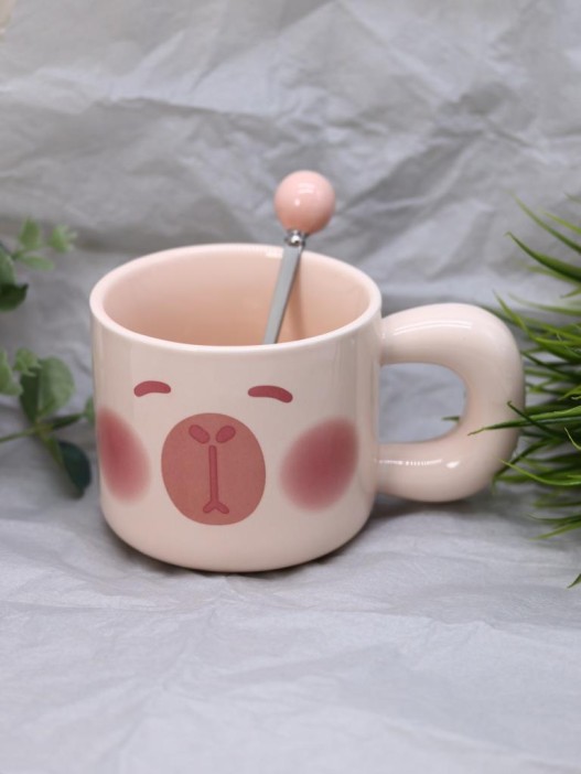 Кружка «Capybara with peach», (400 ml) 