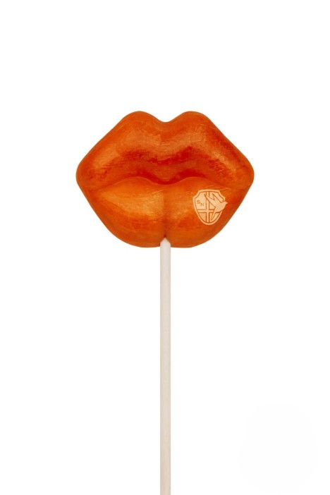 Карамель леденцовая &quot;Губы&quot; ш/б 36шт х 30гр (малина, земляника, апельсин) 