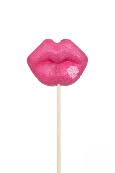 Карамель леденцовая &quot;Губы&quot; ш/б 36шт х 30гр (малина, земляника, апельсин) 