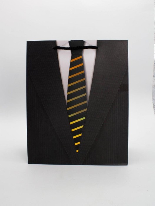 Пакет подарочный «Business suit», necktie (26*32*12.5) 