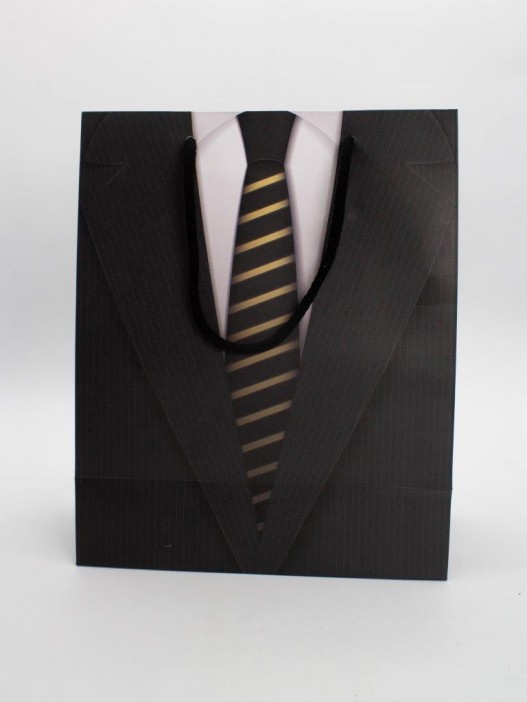 Пакет подарочный «Business suit», necktie (26*32*12.5) 