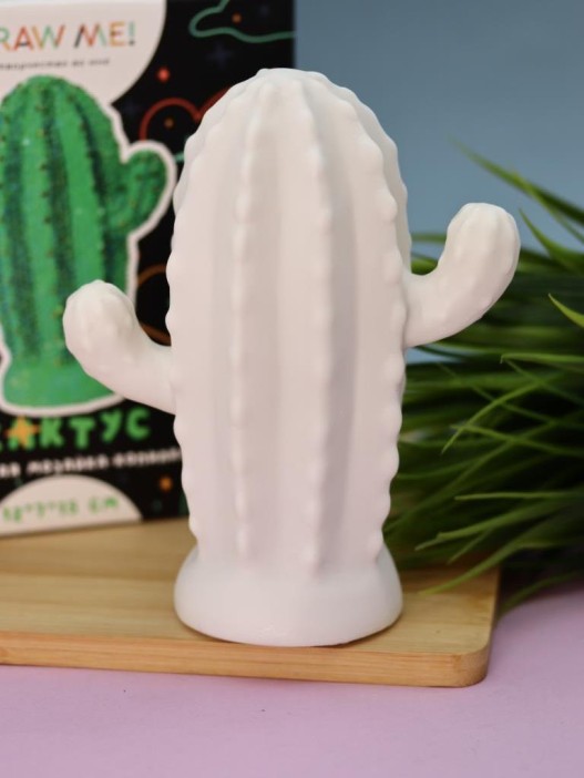 Алмазная мозаика на копилке (нижняя загрузка) Draw Me! «Cactus», (12*7*15 см) 