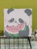 Картина по номерам на подрамнике Draw Me! "Панда с арбузом", (20*20 см)