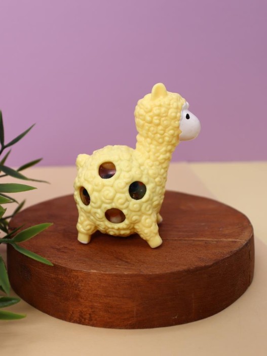 Мялка - антистресс «Squeeze lama», yellow 