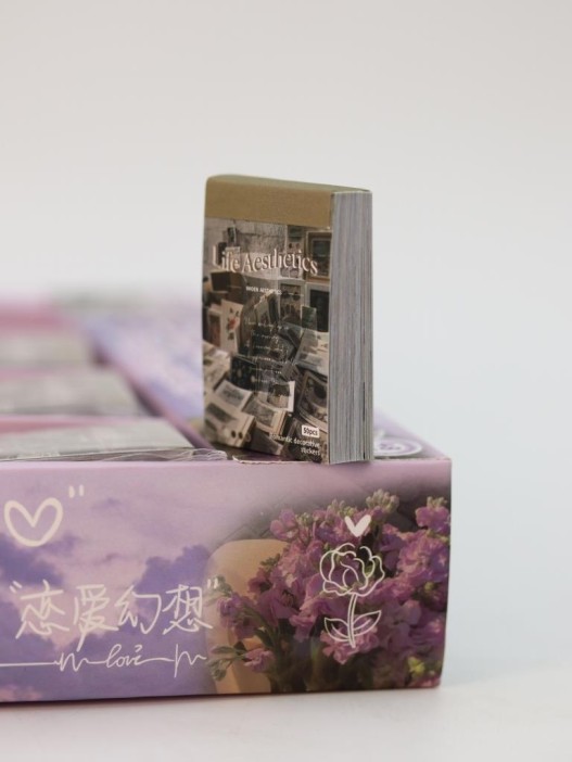 Наклейки &quot;Cozy atmosphere&quot;, brown, шоу-бокс 48 шт. 