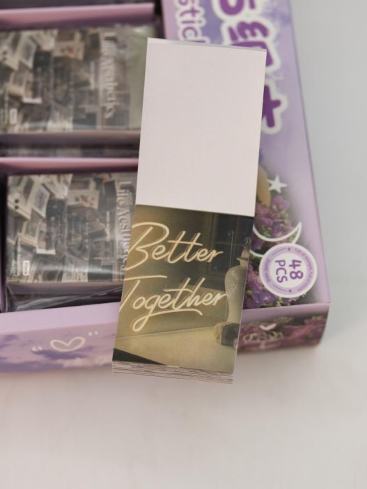 Наклейки &quot;Cozy atmosphere&quot;, brown, шоу-бокс 48 шт. 