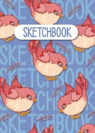 Блокнот для зарисовок DRAW ME! "Забавные птички", 14х20 см