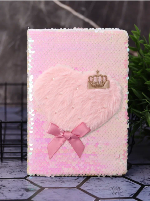 Блокнот плюшевый «Rainbow scales», mix, 21,5х14,5 см, плотность 80 гр. 