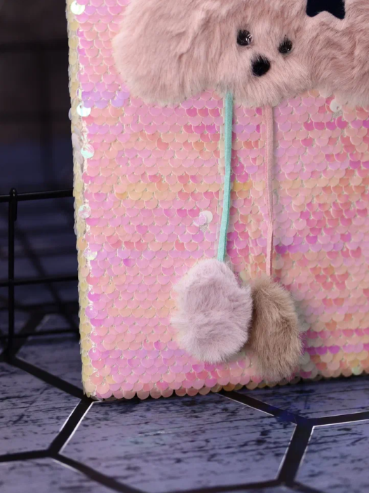 Блокнот плюшевый «Rainbow scales», mix, 21,5х14,5 см, плотность 80 гр. 