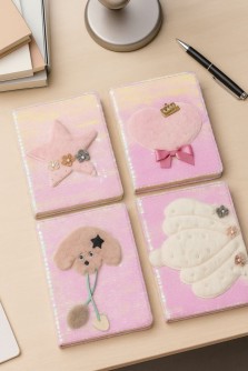 Блокнот плюшевый «Rainbow scales», mix, 21,5х14,5 см, плотность 80 гр.