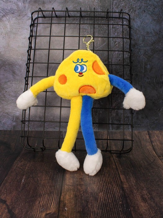 Брелок, кошелёк «Happy cheese», yellow 