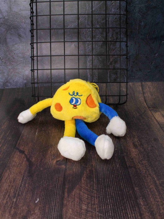 Брелок, кошелёк «Happy cheese», yellow 