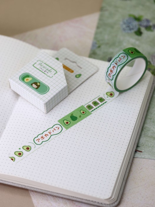 Декоративный скотч «Funny avocado», girl 