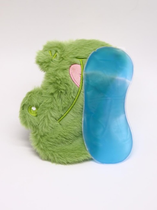 Маска для сна гелевая GIRLY "Милые животные", лягушка 