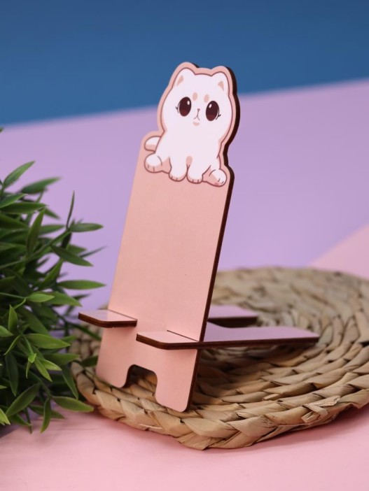 Подставка под телефон/планшет «Cat», pink 