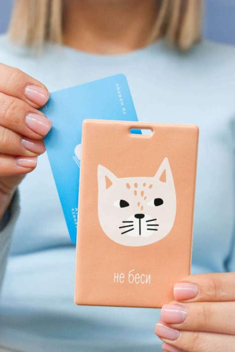 Держатель для карт «Не беси» (6,5 х 10,4 см) 