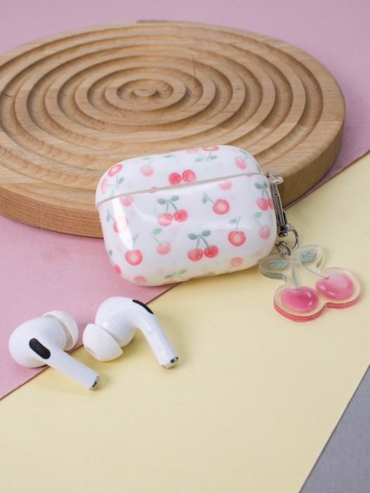 Чехол для AirPods Pro &quot;Cherries&quot; 