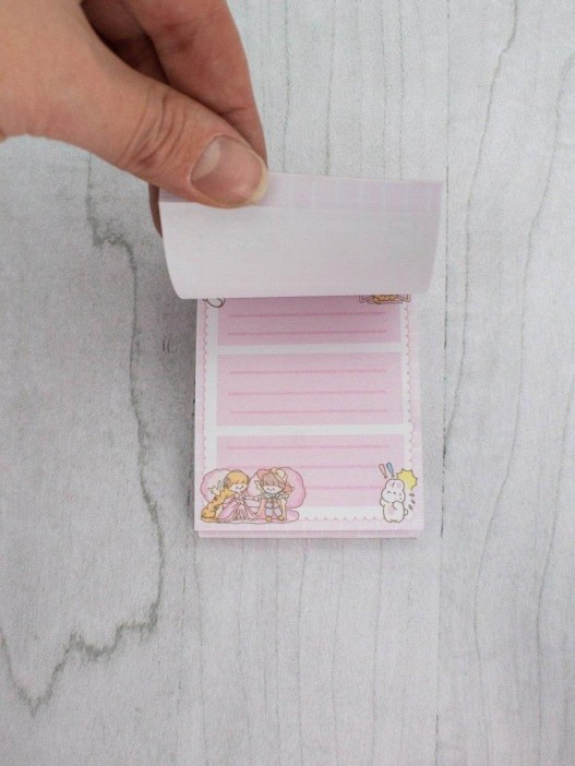 Блокнот отрывной для записей &quot;Lovely stories, castle&quot;, pink 