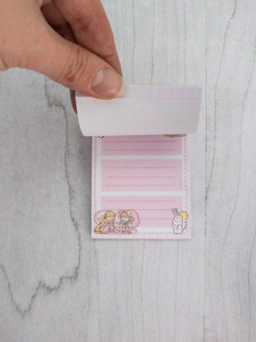 Блокнот отрывной для записей &quot;Lovely stories, castle&quot;, pink 