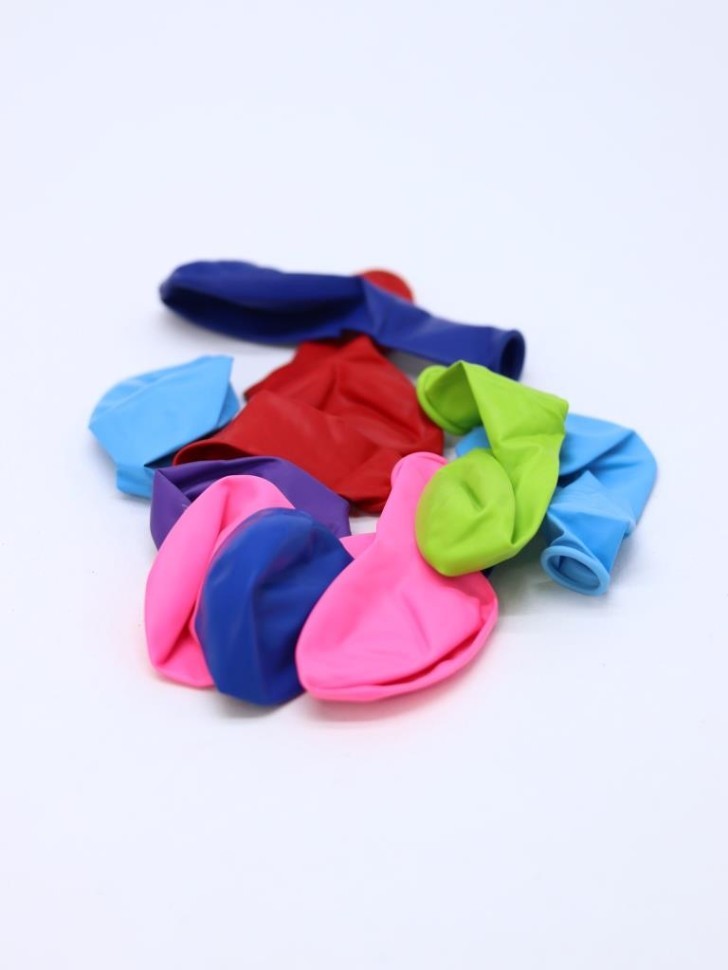 Набор воздушных шаров 10 шт. "Matt vibrant balloons", (25 см)