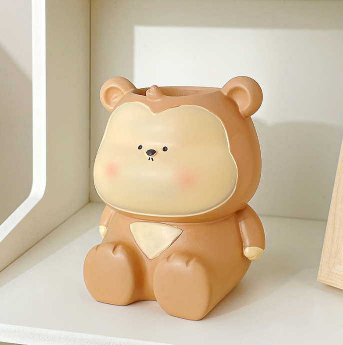 Подставка для канцелярских принадлежностей &quot;Desk friend&quot;, bear, 10 см 