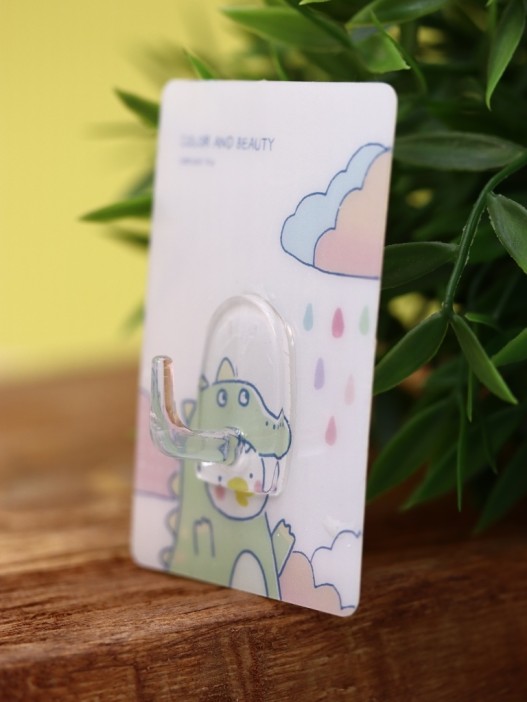 Крючок на липучке «Square animal» 2шт, mix color 