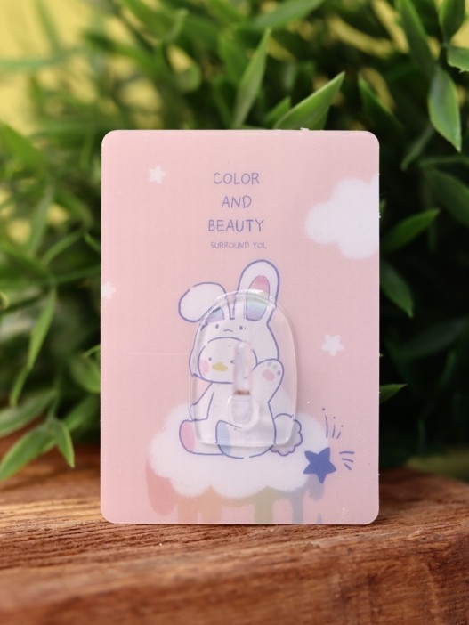 Крючок на липучке «Square animal» 2шт, mix color 