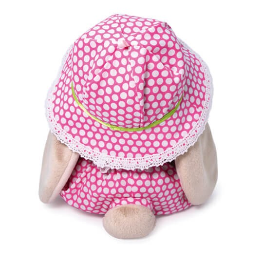 Мягкая игрушка "Зайка Ми в шляпе с мишкой" (малый) (18 см) 