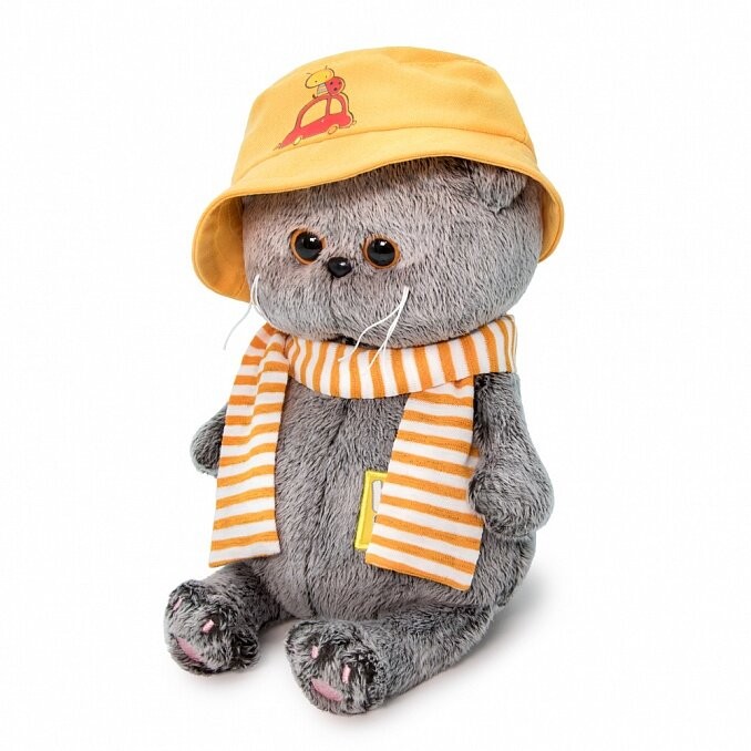 Мягкая игрушка "Басик BABY в панамке" (20 см) 