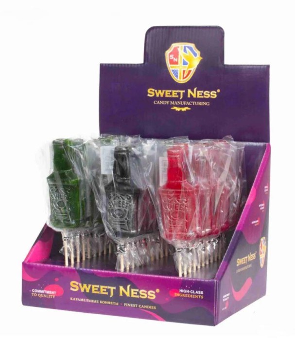 Карамель леденцовая &quot;Бутылочка&quot; ш/б 36шт х 30г (ром, мохито, малибу), ср.г. до 03.02.26 