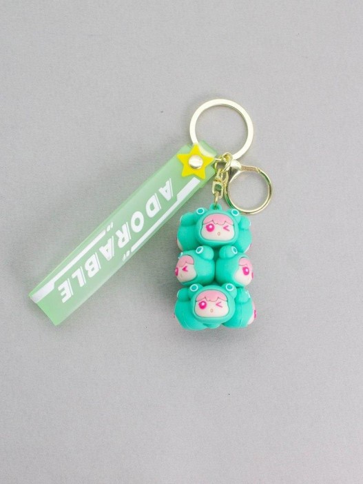 Брелок &quot;Frog family&quot;, green (6,5 см) 