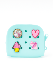 Брелок-кошелёк с джиббитсами &quot;Let&#039;s play!&quot;, blue (8*10 см)