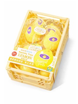 Набор мялок - антистресс "Fresh lemons" в лотке, 18 шт.