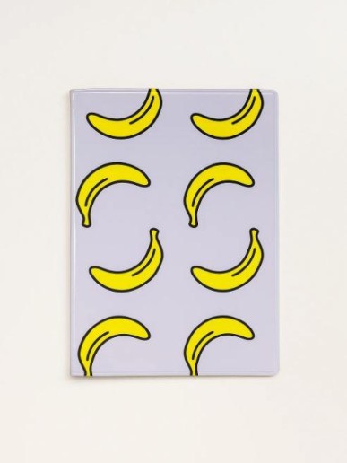 ОБЛОЖКА ДЛЯ ПАСПОРТА "Banana mood", плотность 600 мкм