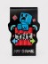 Блокнот фигурный А7 "Моя Игра-3", 40л, на скрепке, тиснение серебряной фольгой