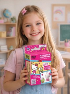 Воздушный пластилин. Набор для творчества. Хэллоу Китти. Хэллоу Китти и Керокерокероппи