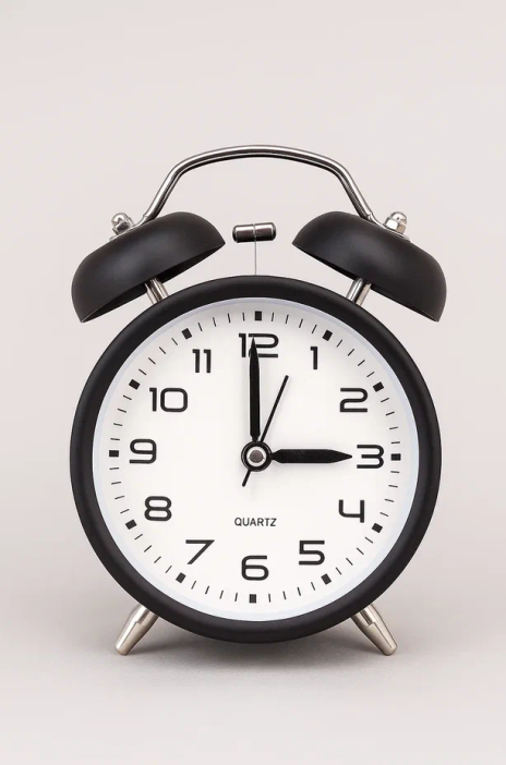 Часы-будильник "Classic model", black (14,2х10,3 см) 