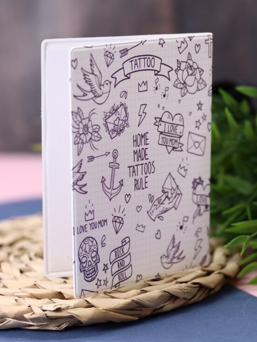 ОБЛОЖКА ДЛЯ ПАСПОРТА TATTOO, плотность 600 мкм 