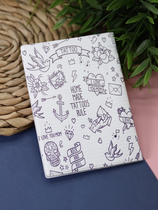 ОБЛОЖКА ДЛЯ ПАСПОРТА TATTOO, плотность 600 мкм 