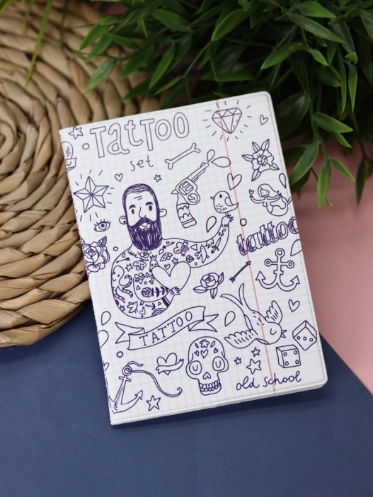 ОБЛОЖКА ДЛЯ ПАСПОРТА TATTOO, плотность 600 мкм 