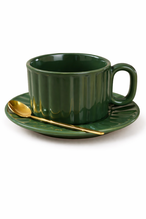 Кружка "Гламур", зеленая (260 мл) 