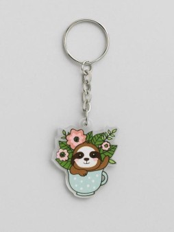 Брелок "Sloth in flowers"